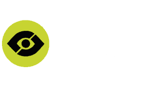 Point of View’s logo: a green circle with a black stylised eye in the centre, with 'point of view' written to the right.